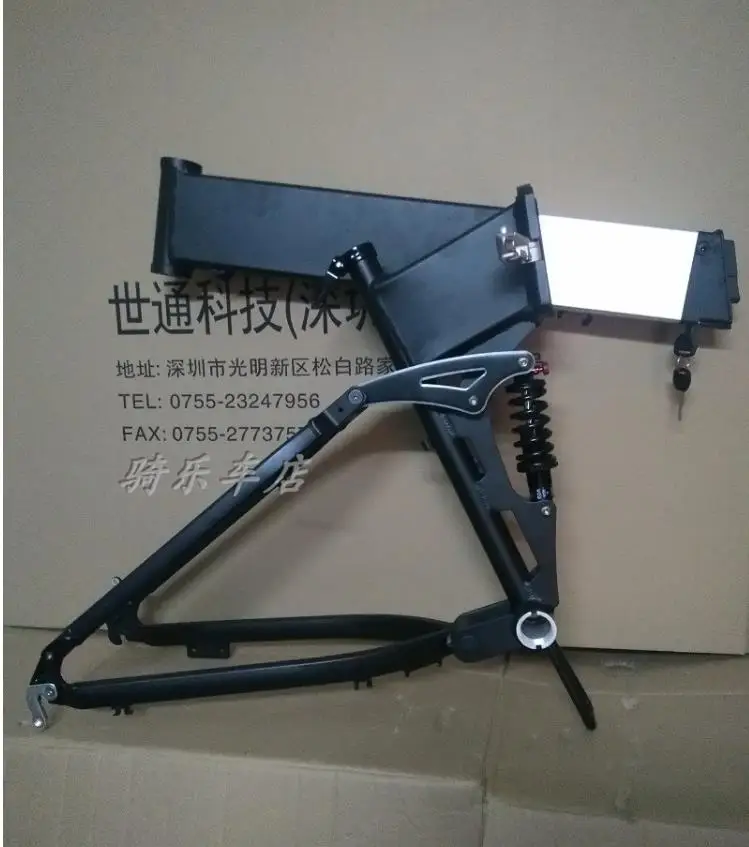 Велосипедная Рама Kalosse с мягким хвостом складная рама для велосипеда колеса 26*4 0