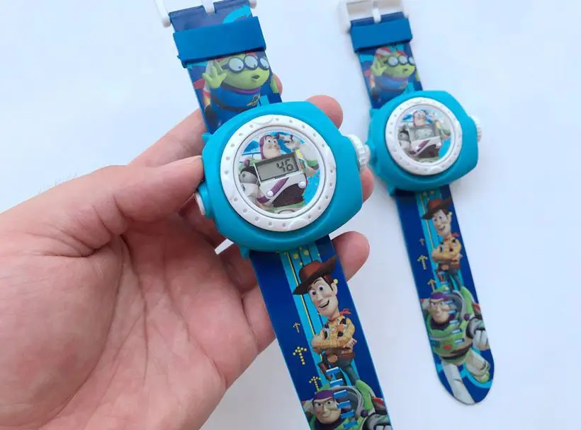 1 шт. мультипликационные цифровые часы Toy Story 4 Woody Buzz Lightyear фигурки проектор 20 стилей изображения детская игрушка