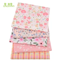 printed twill cotton fabricnewest pink floral seriespatchwork clothes for diy sewing quilting babychilds bedclothes material