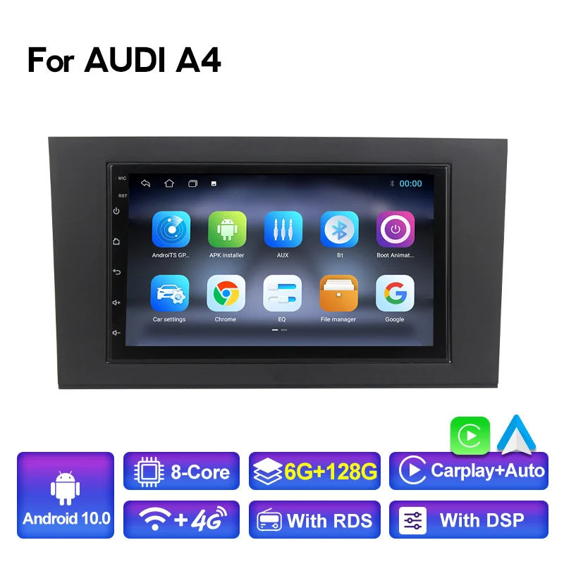 DSP 6 + 128G Android 10 4G LTE автомобильное радио мультимедийный автомобильный GPS навигатор