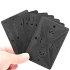 Игральные карты, игральные карты для покера, креативные игральные карты с черным черепом, пластиковая Водонепроницаемая карточный стол, игровой покер