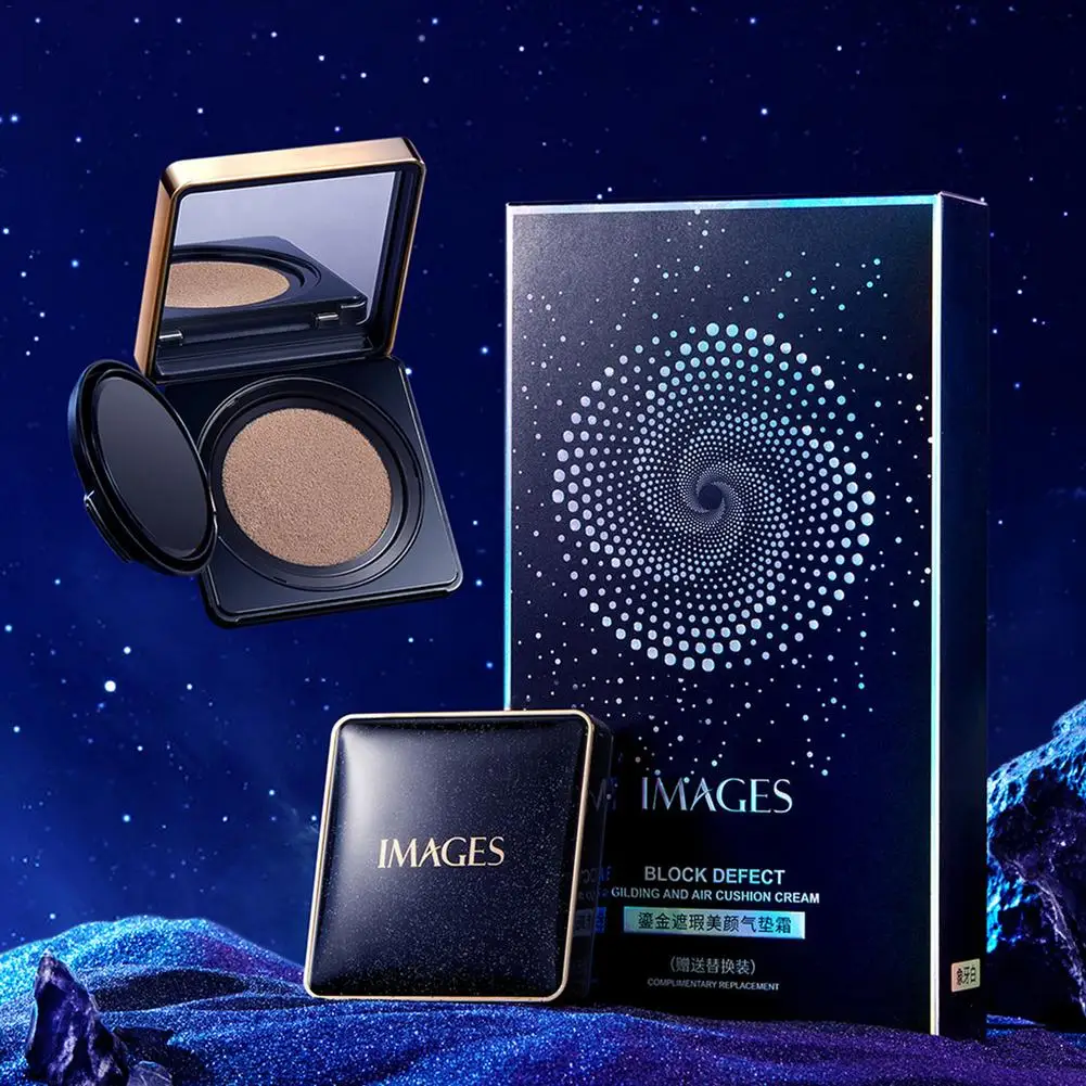 

Воздушная подушка для макияжа, светильник влажняющая основа для макияжа, Воздухопроницаемый натуральный Осветляющий макияж, легкий дышащи...