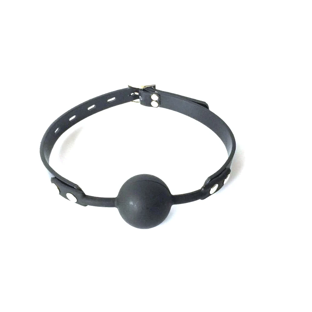 Рот кляп секс игрушка цветные силиконовые шарики рабский с черными ремешки из