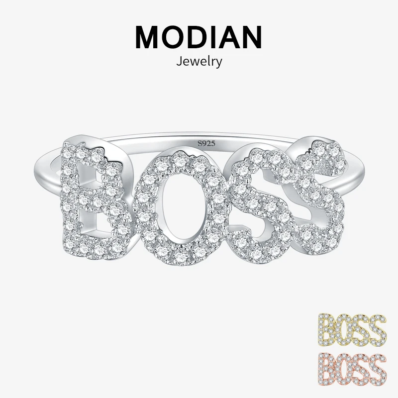 Modian 2019 новая распродажа 100% 925 пробы серебряная подвеска с буквой кольцо надписью