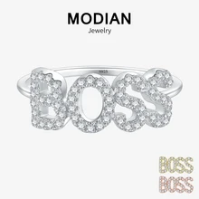 Modian 2019 новая распродажа 100% 925 пробы серебряная подвеска с буквой