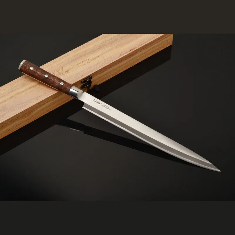 Японский Кухонный Нож 27 см Германия 1.4116 из нержавеющей стали Филейный нож Yanagiba