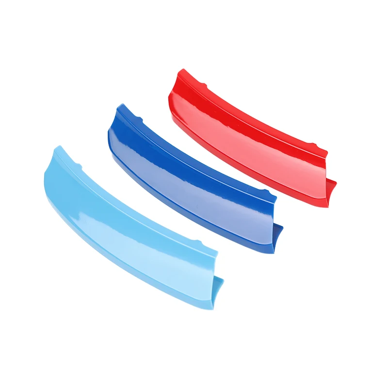 

3pcs Car 3D M Styling Front Grille Trim for BMW X3 Series E83 2007-2010 Bumper Cover Strip Strips Stickers Cover Dropship