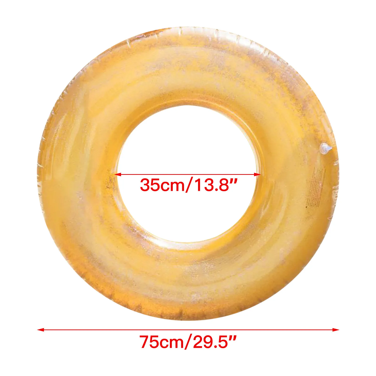 Новинка модное Стильное утолщенное плавательное кольцо с блестками надувная