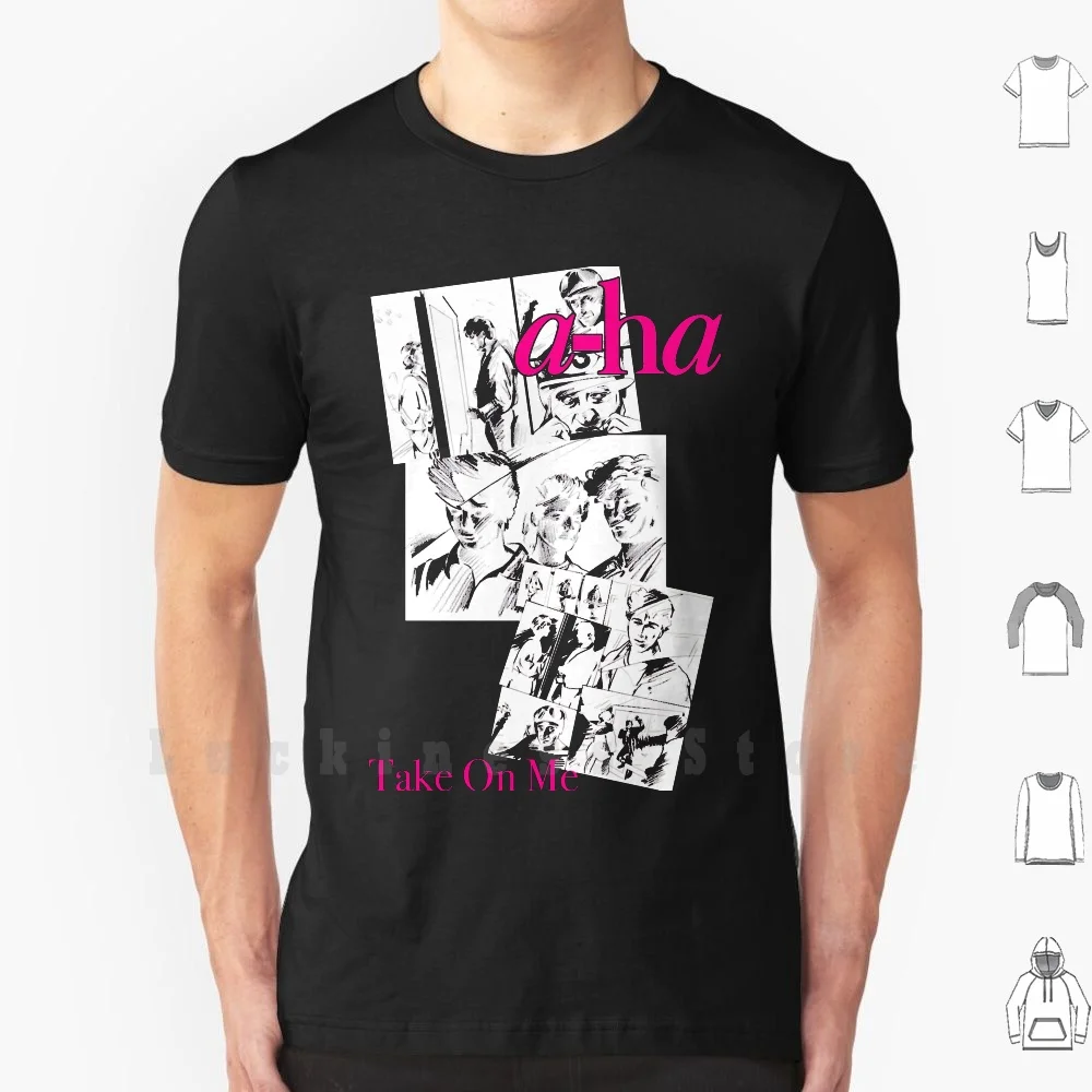Футболка Take On Me Хлопковая мужская футболка с принтом сделай сам новая волна 1980s 80s