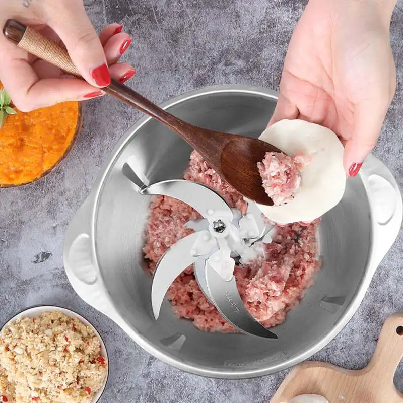 Мясорубка электрическая из нержавеющей стали 800 Вт 3 скорости 5 л | Мясорубки