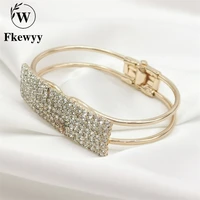fkewyy luxury bracelets for women gothic accessories designer jewelry retro adjustable bracelet rhineston bohemia jewelry punk