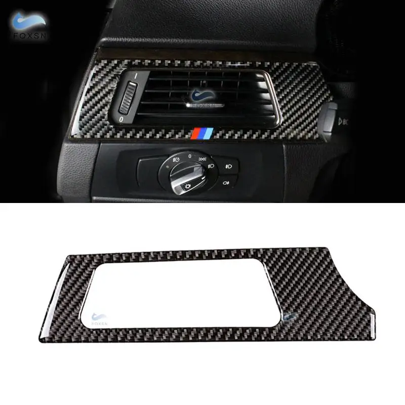 Для BMW 3 серии E90 E92 E93 2005 2011 2012 углеродное волокно Автомобильный интерьер Левая