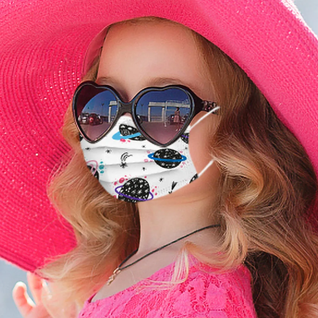 

Children's mask Disposable Face Mask 3Ply Ear Loop 50PC Health Elastic Mask Filter PM2.5 Mascherina Mondkapjes