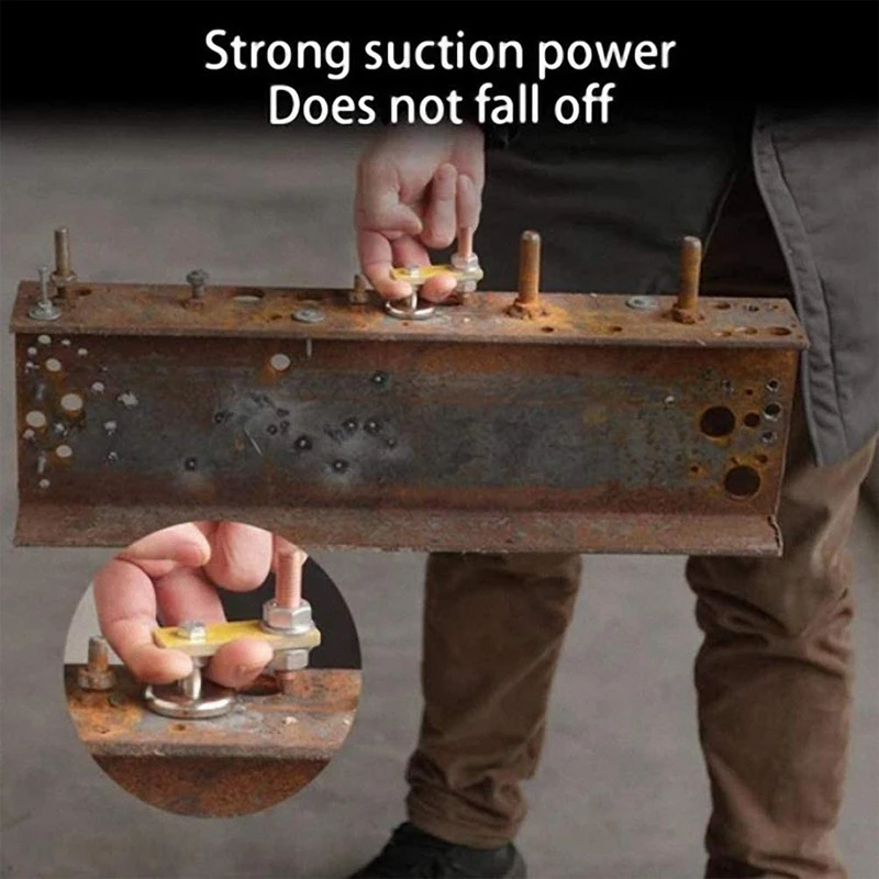 

Strong Welding Magnetic Ground Clamp Connector with Conductive Rod Stud with Conductive Rod for Welding