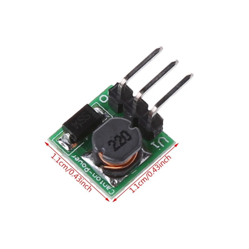 

Mini DC-DC 0.9-5V to DC 5V Step-up Boost Voltage Converter Module J6PE