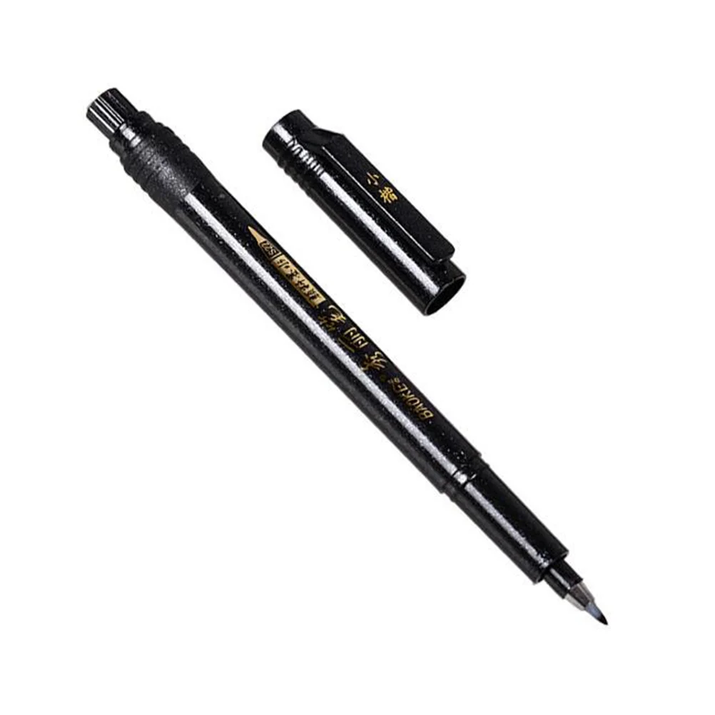 

4 Pcs Four Sizes Calligraphy Pens Chinese Japanese Kanji Characters Writing Brushes Refillable Pens Marker Pens Ink Pens