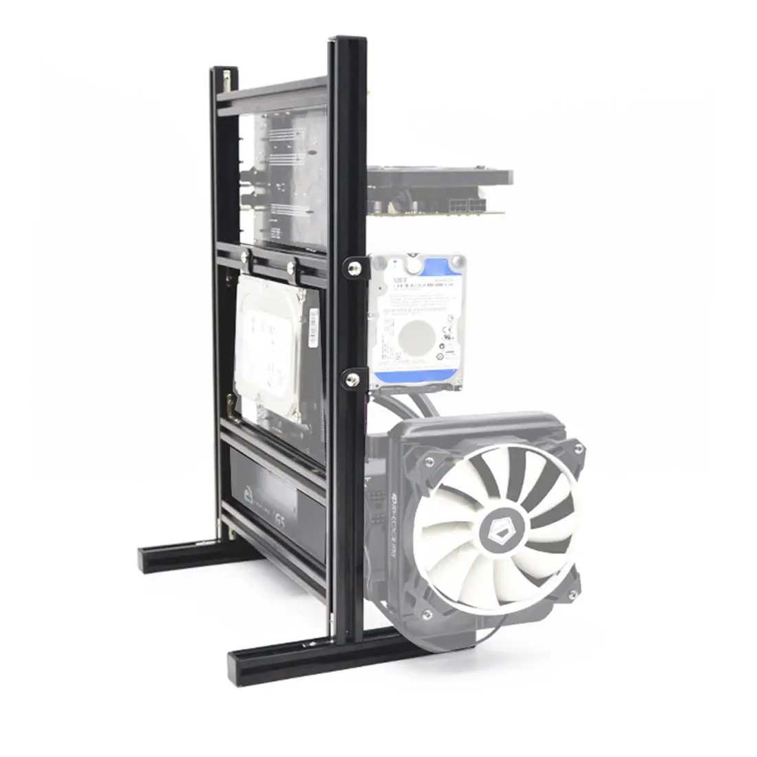 Тестовый Стенд Mini ITX MATX ATX для ПК ручка переноски компьютера водяное охлаждение