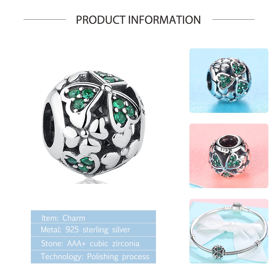 Подходят оригинальный браслет с шармами серебряные бусины 925 пробы украшением в