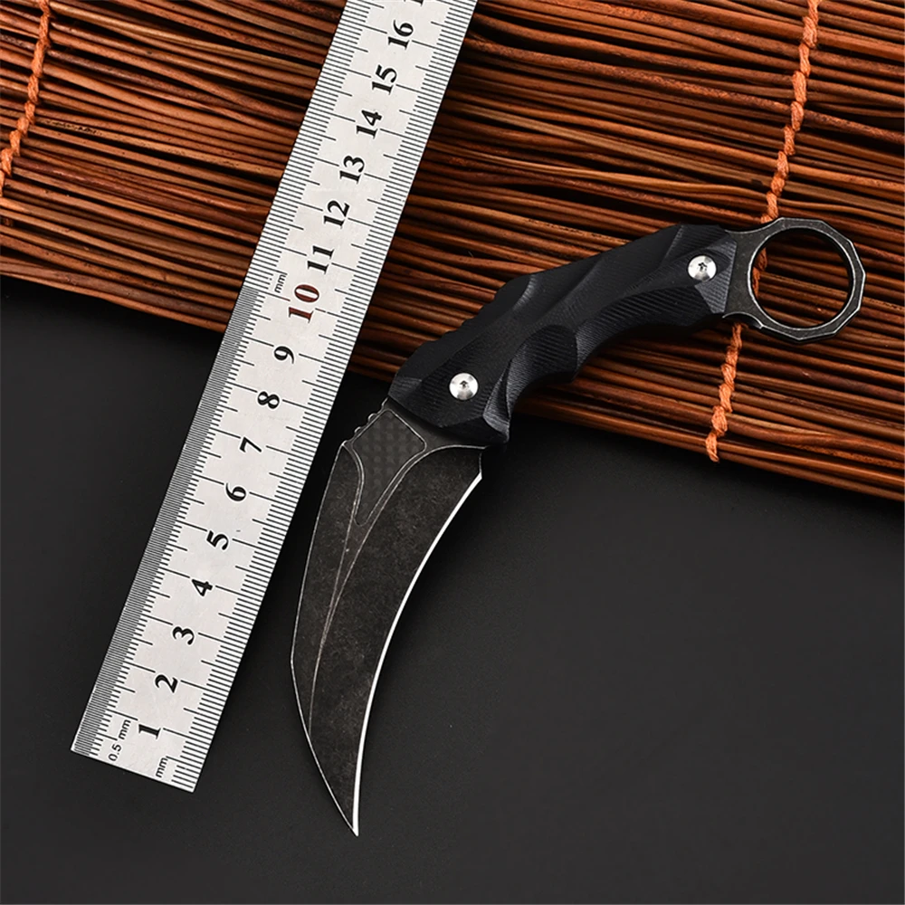 Karambit Knives CSGO Hunting Knife Tactical Claw Camp Hike Outdoor Self Defense Survival Tools EDC Military Fixed Blade Knifes |
