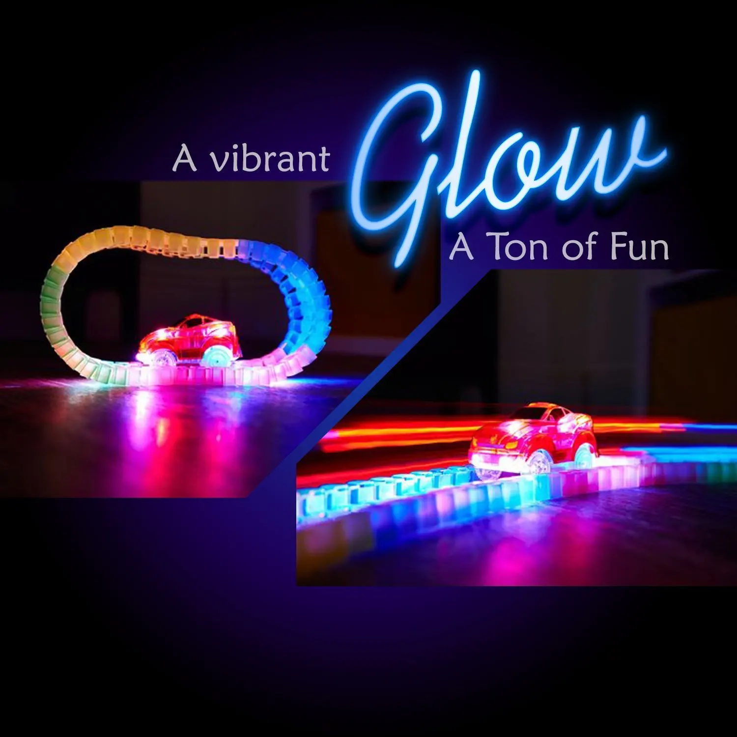 Электронный волшебный маленький игрушечный автомобиль с мигасветильник