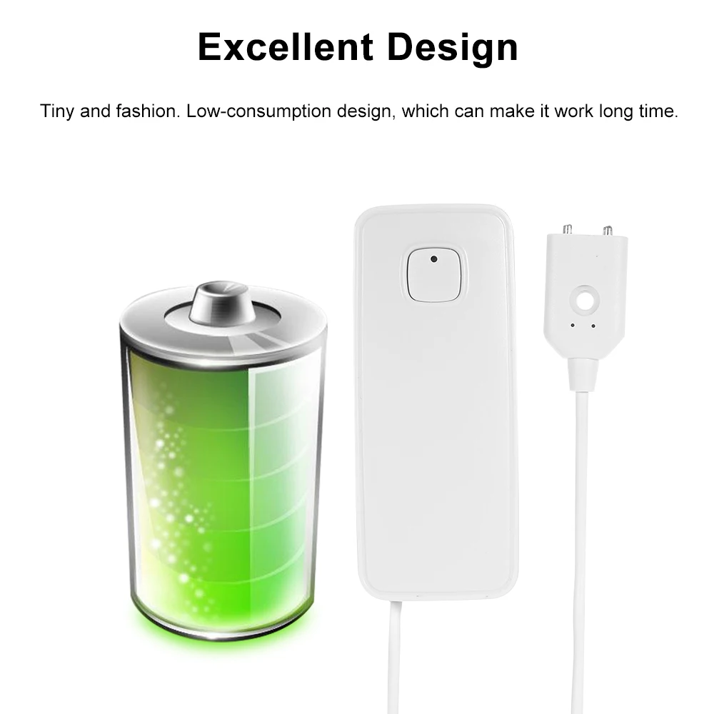 Умный мобильный детектор утечки воды Smar с Wi-Fi оповещения от приложения датчик