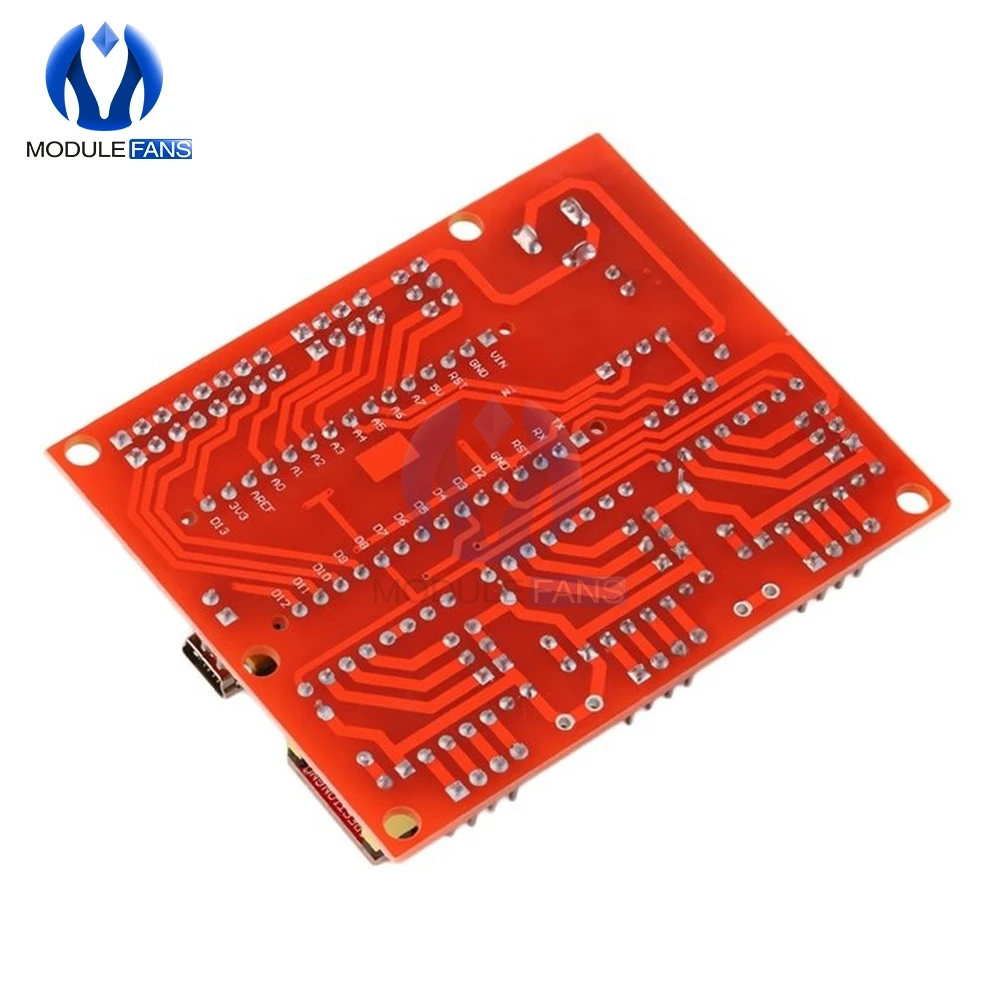Плата расширения для ЧПУ Shield V4 A4988 шаговый 3D принтер Reprap с кабелем Micro USB Nano 3 0 V3.0