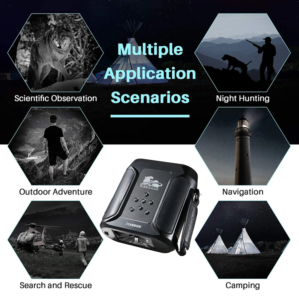 

40XHD Laser Night Vision Monitor Widescreen Digita Image Video Recording 850nm/940nm Infrared Camera Hunting Device