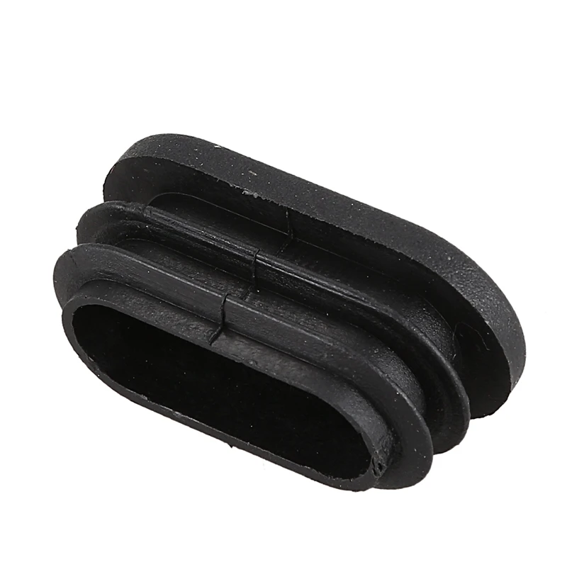 

Oval Table Chair Leg Tube Pipe Insert End Cap 40mm x 20mm 20pcs Black