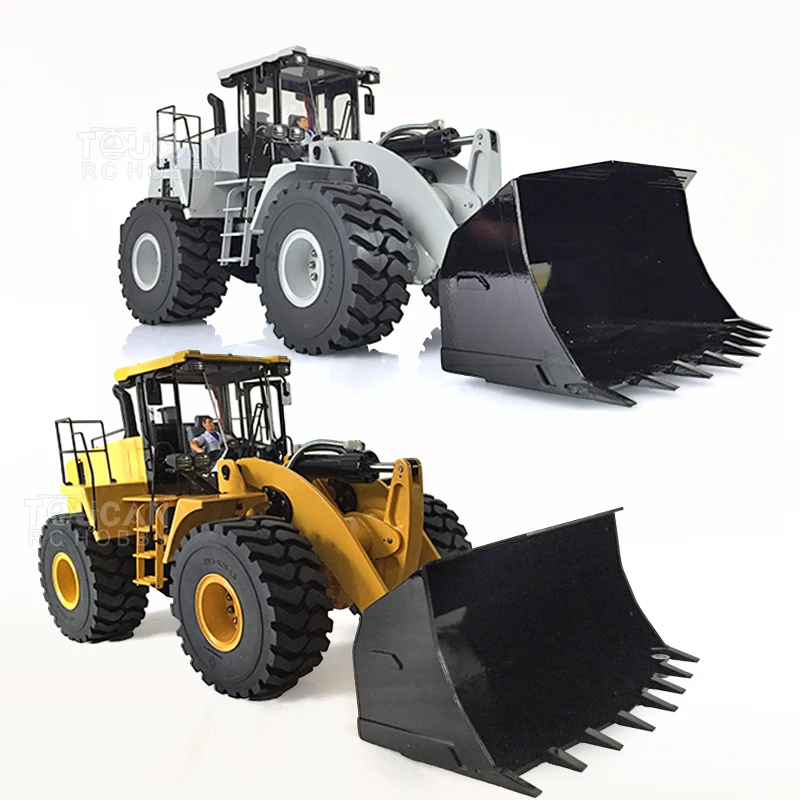 

In Stock 1/14 Metal Hydraulic RC Loader Truck Toy WA470 Refitted CAT 980L ESC Lights Sound Assembled Painted Car TH18403