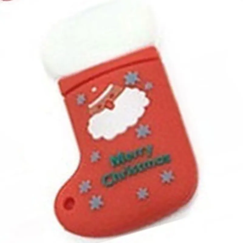 USB флеш-накопитель 128 ГБ мультяшный usb-кабель с Санта-Клаусом 2,0 4 ГБ 8 ГБ флеш-накопитель 16 ГБ 32 ГБ 64 ГБ Рождественская серия Флешка в подарок - Цвет: 5