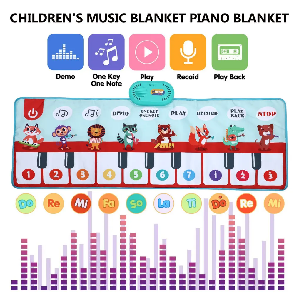 

Musical Toys for Toddlers Piano Mat for Kids Dancing Toys Educational