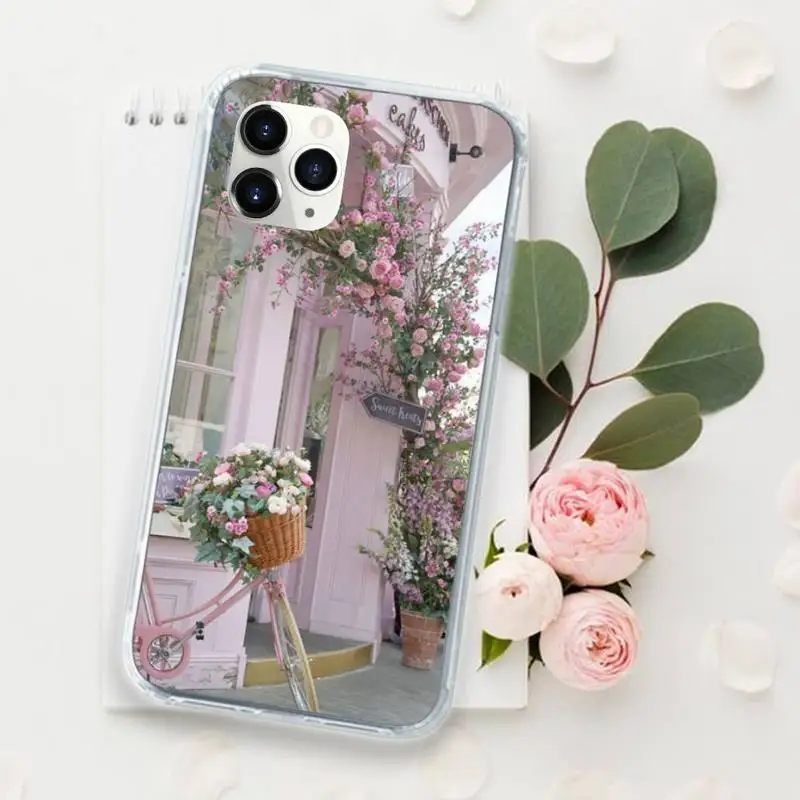 

France London italy Flower World Places Phone Case for iPhone 11 12 mini pro XS MAX 8 7 6 6S Plus X 5S SE 2020 XR Luxury shell