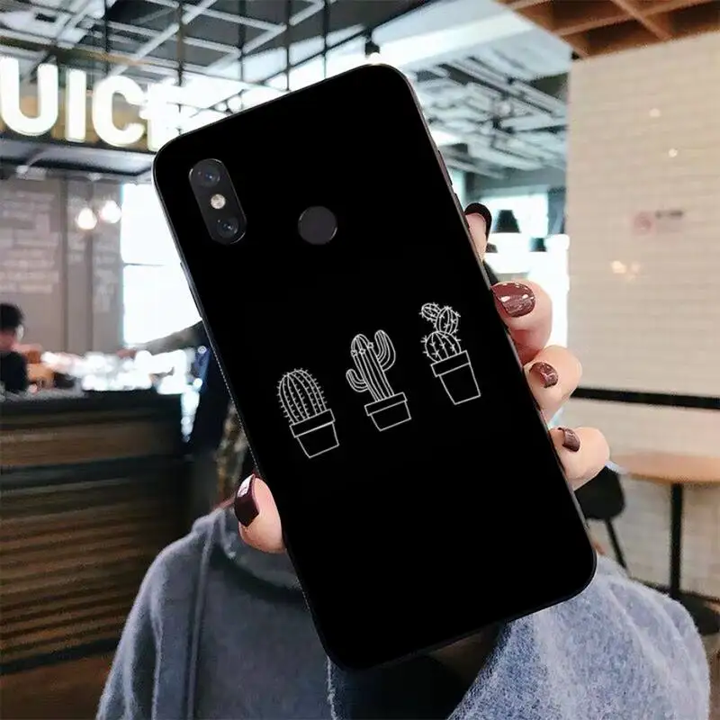 FHNBLJ Роскошный чехол для телефона с изображением кактуса растения Xiaomi mi 5 6 8 9 10 lite