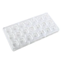 3d chocolate mold homemade square chocolate diy pastry tools polycarbonate chocolate moulds