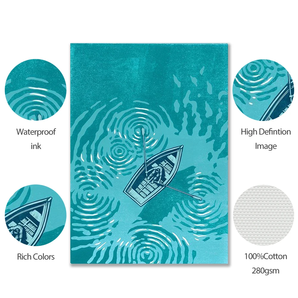 

Abstract Nordic Poster Swimming Pool Canvas Painting Wall Art Pictures For Living Room Modern Decorative Prins On The Wall
