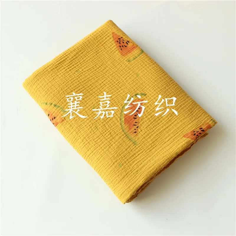 

Cotton Gauze Cotton Double-Layer Crepe Seersucker Infant Season Blanket Material