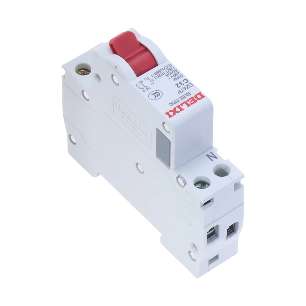 Автоматический выключатель 6A 10A 16A 25A 32A 40A DPN 1P + N 4.5KA 230V DZ47P DELIXI MCB|circuit breaker|circuit breaker