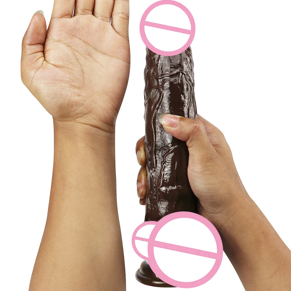 GaGu большой фаллоимитатор без вибратора с присоской огромный реалистичный