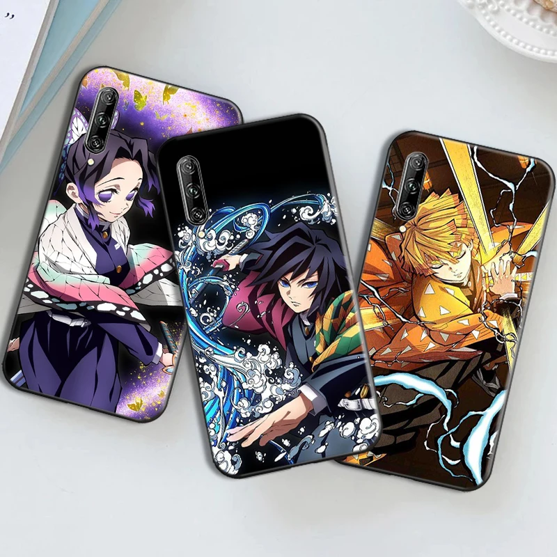

Cartoon Anime Demon Slayer Phone Case For Huawei P Smart Z P Smart 2019 P Smart 2021 P20 P20 Lite Kamado Tanjirou Soft TPU