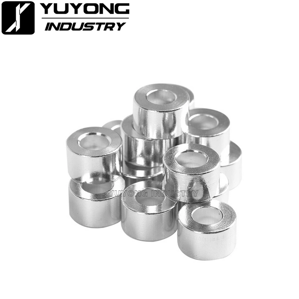 

100pcs/Lot M5 Aluminum Spacer 13.2mm/20mm/35mm/1-1/2''mm/40mm Aluminum Spacer for openbuilds 3D Printer