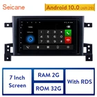 Автомобильный радиоприемник Seicane, 7-дюймовый 4-ядерный процессор, Android, GPS-навигация, FM-радио, Wi-Fi, для 2005-2015 SUZUKI GRAND VITARA, поддержка Bluetooth TPMS, DVR