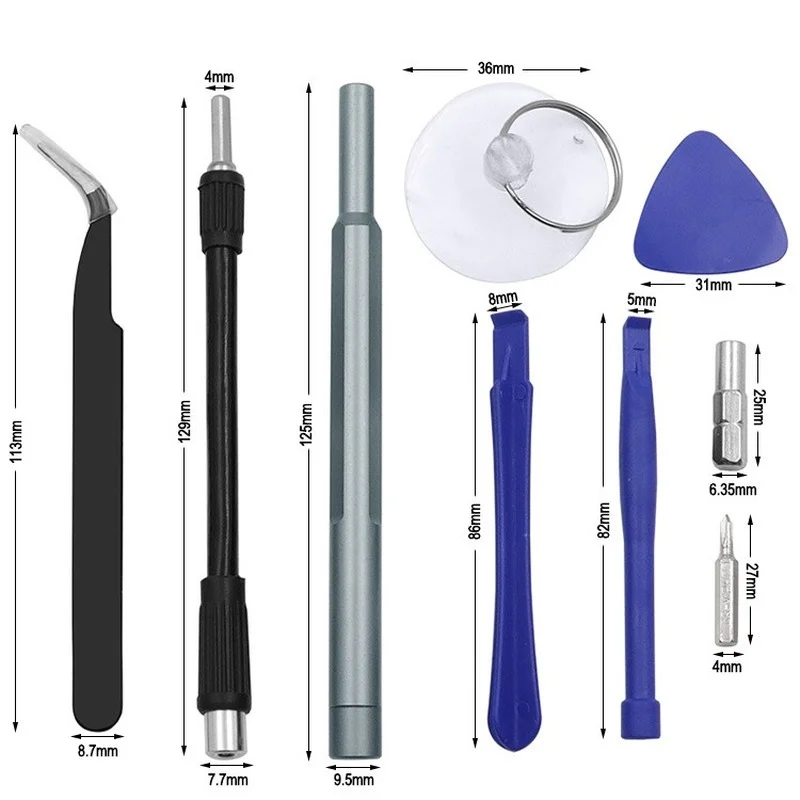 110pcs smartphones repair tool sets mobile phone repair tools screwdriver kit for iphone samsung pc watch cell phone camera free global shipping