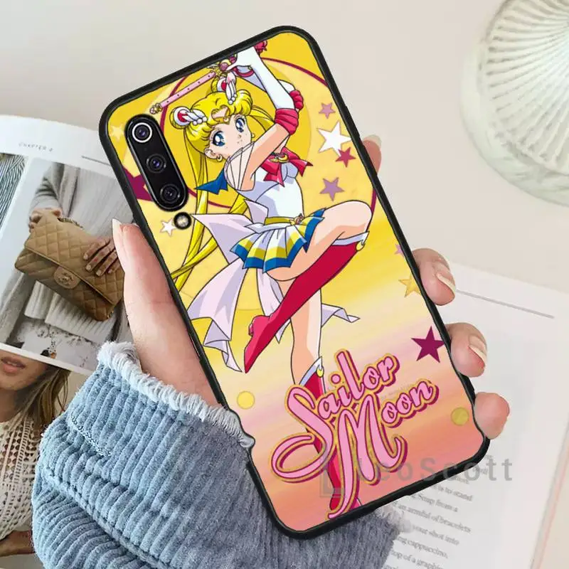 

Japan Anime Sailor Moon Princess Phone Cases For Xiaomi Redmi 7 9t 9se k20 mi8 max3 lite 9 note 8 9s 10 pro