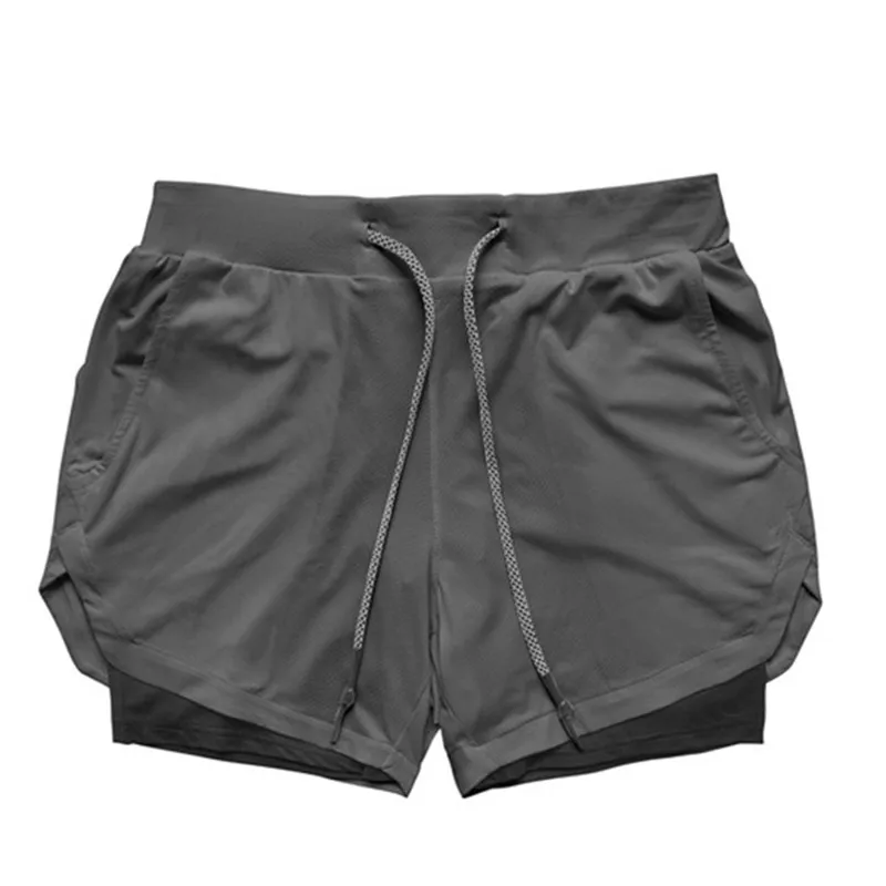 Мужские шорты со встроенными карманами повседневные свободные для улицы штаны