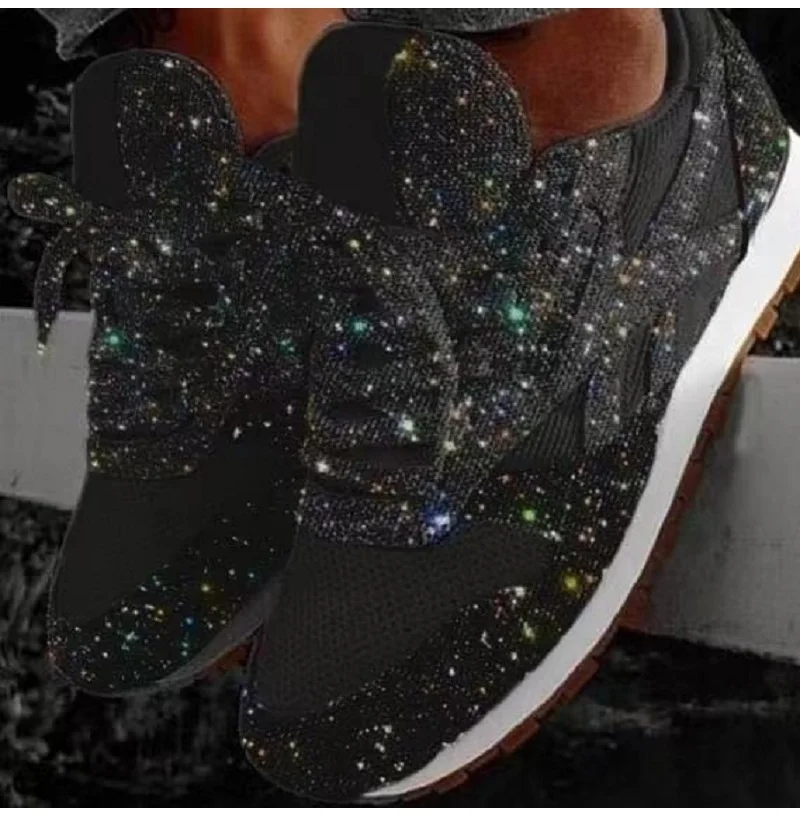 Большие размеры 35-44 Женская повседневная обувь Роскошная Модная дышащая женская