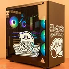 Японские Аниме наклейки на чехол компьютера мультфильм ATX Средняя башня ПК декоративные наклейки