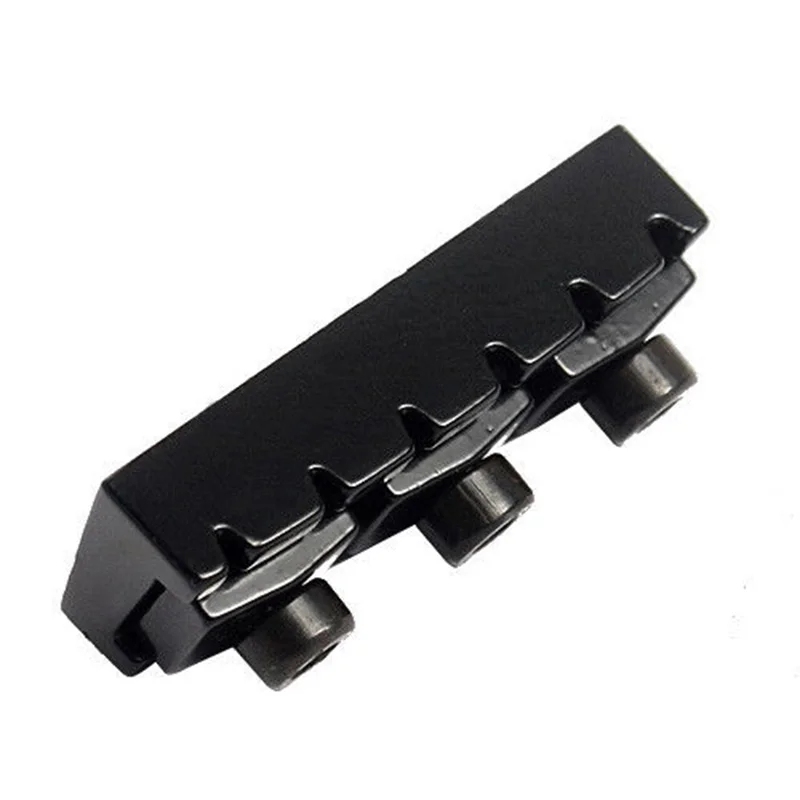 

43 мм фиксирующая гайка для гитары, детали для гитары с гаечным ключом, Черный Прочный высококачественный профессиональный струнный замок