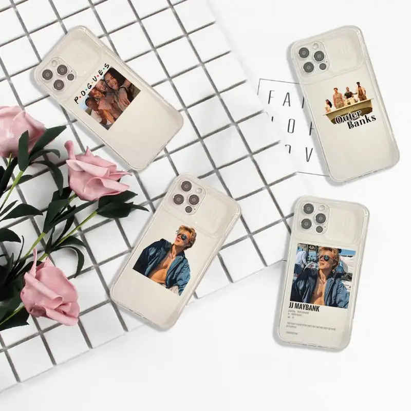 

Rudy Pankow Outer Banks Phone Case Transparent for iPhone 7 8 11 12 se 2020 mini pro X XS XR MAX Plus