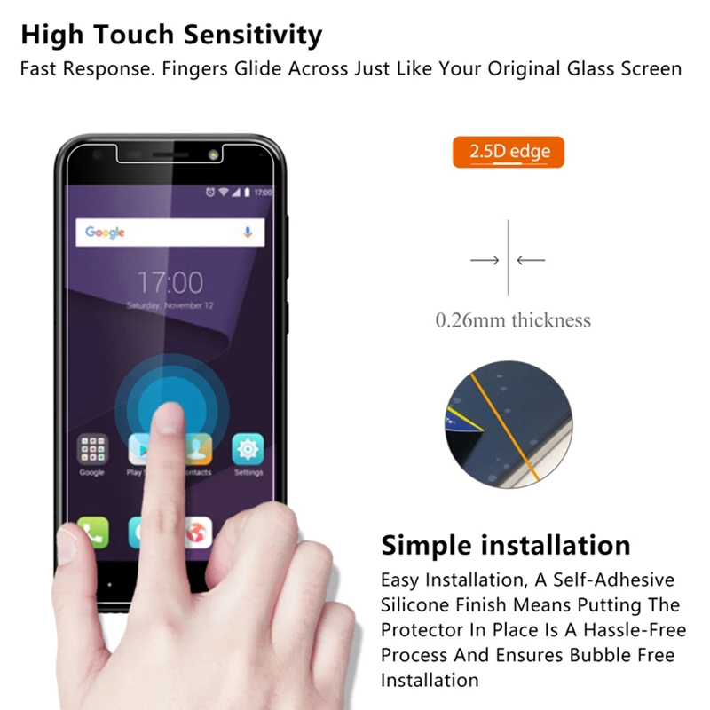 Для Homtom S99 закаленное стекло 9H 2.5D Премиум-защитная пленка для экрана s 99