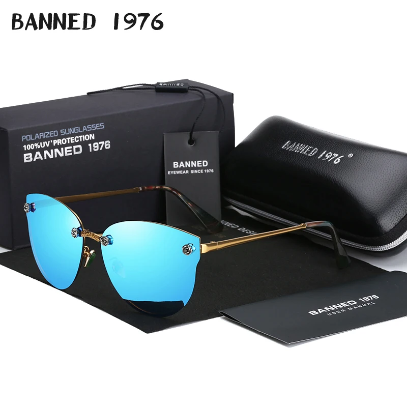 Солнцезащитные очки HD поляризационные женские модные брендовые солнечные с